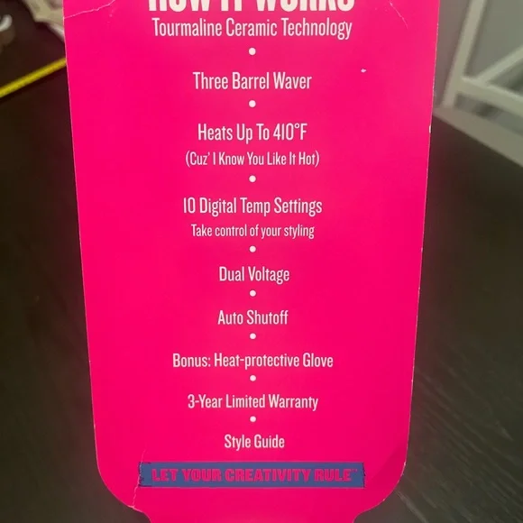 BedHead Wave Affair Tourmaline Waver in Blue - Picture 4 of 5